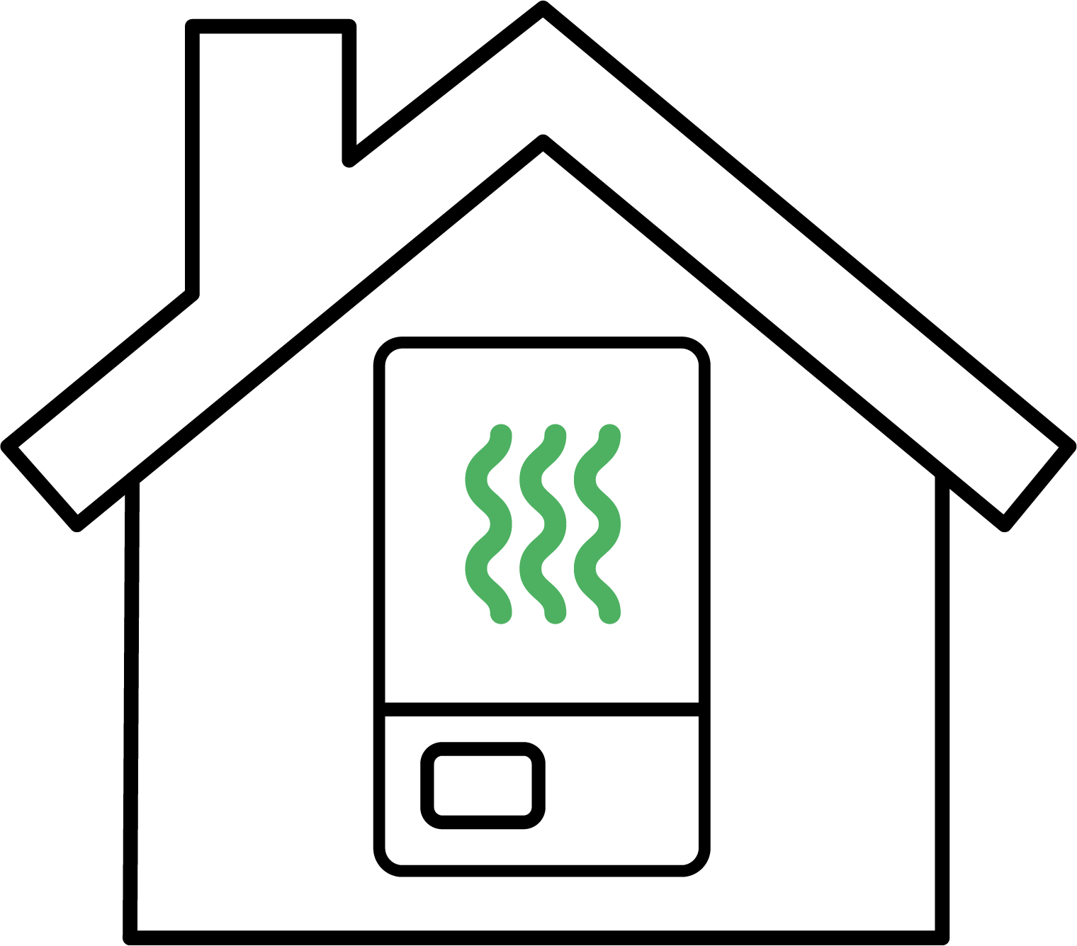 Duurzaamheid Icoon Warmtepomp