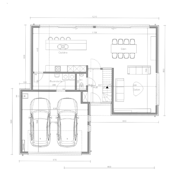Sibomat Q12W plan de maison