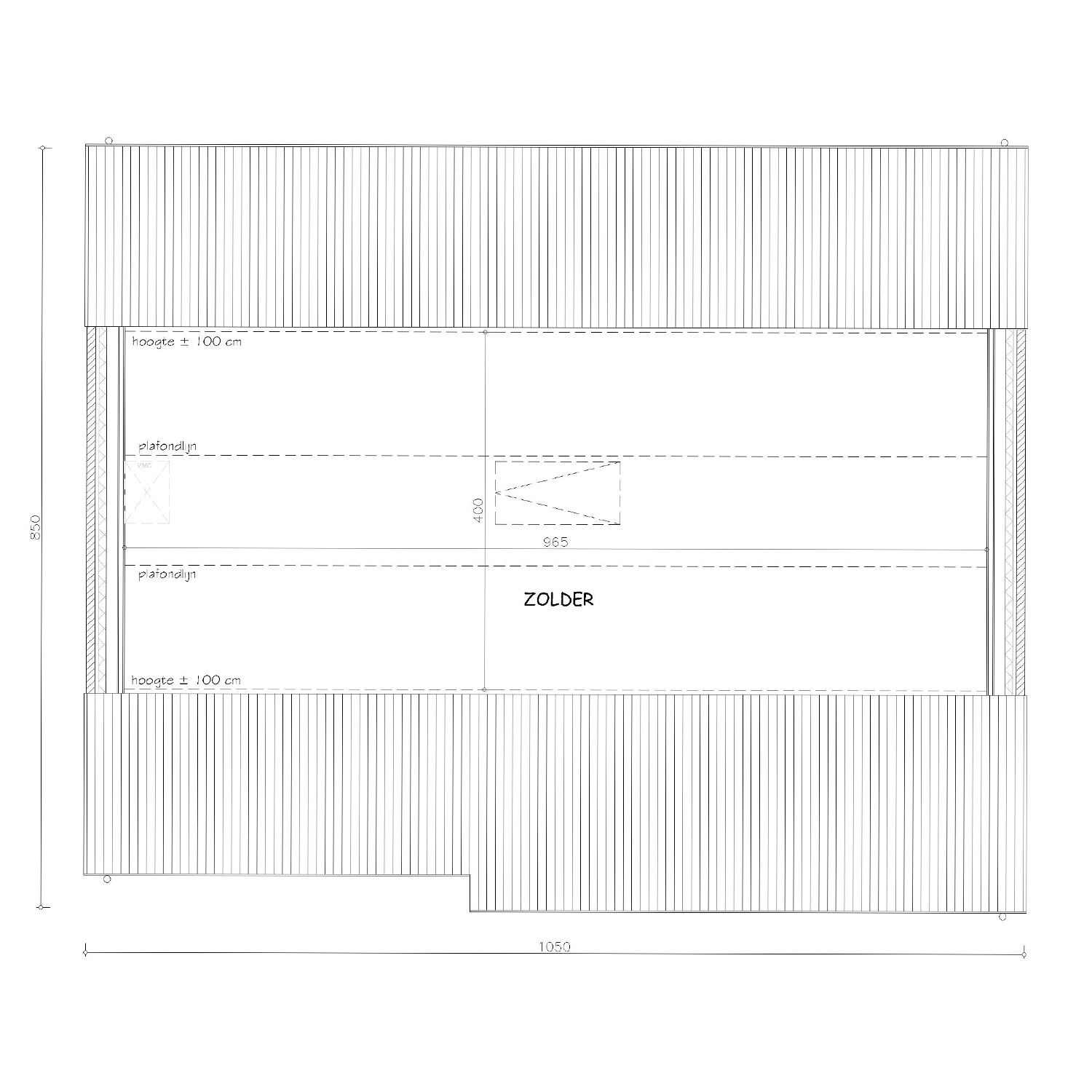 Sibomat inspiratiewoning grondplan C5 zolder