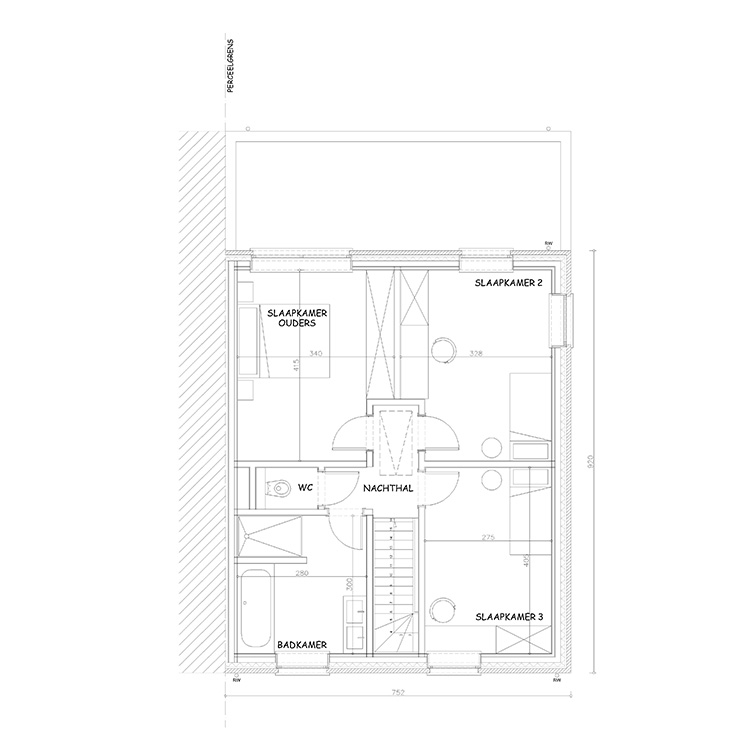 Sibomat inspiratiewoning grondplan C4 verdiep