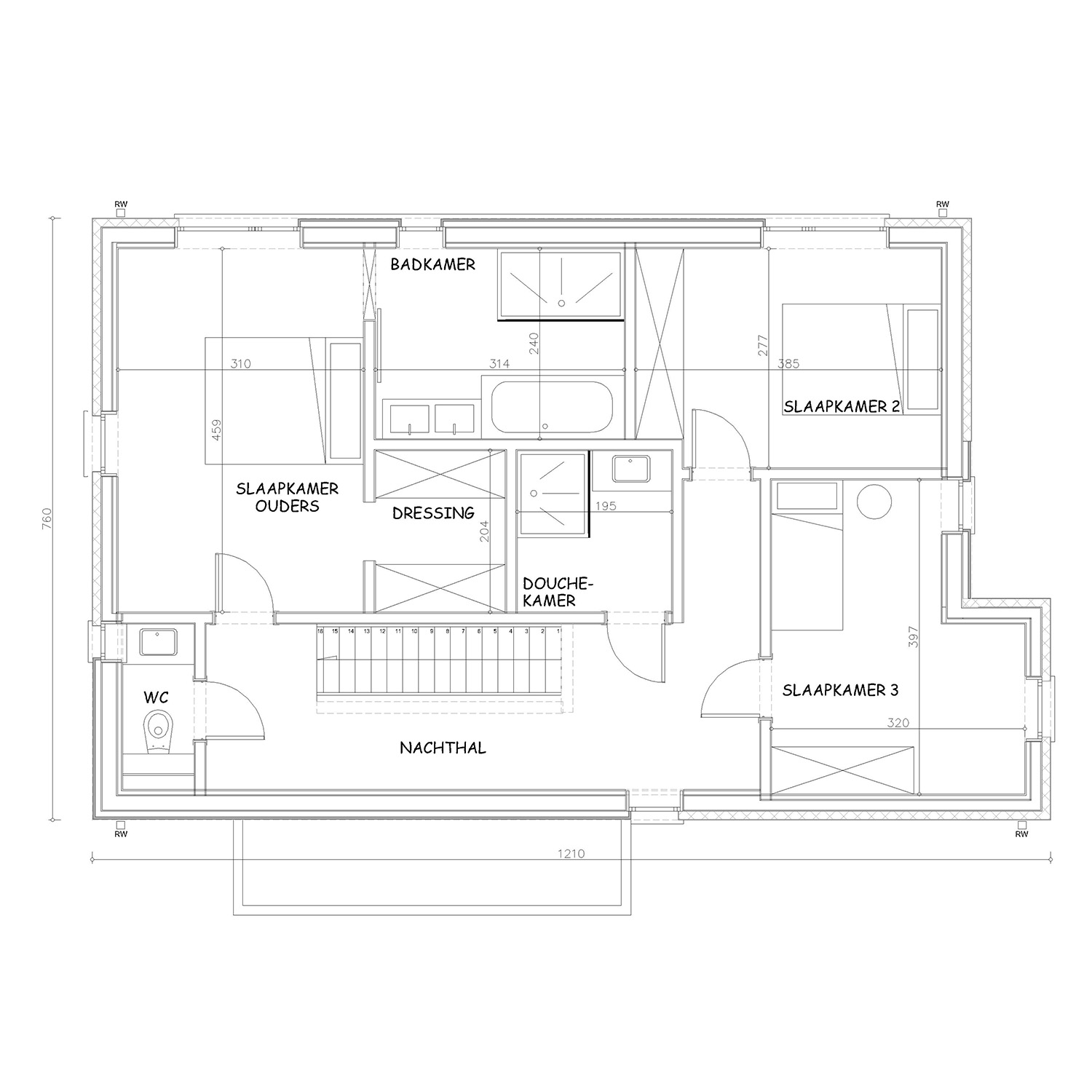 Sibomat inspiratiewoning grondplan Q17 verdiep