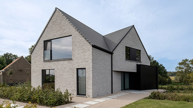 stijlvolle nieuwbouw houtskeletbouw woning