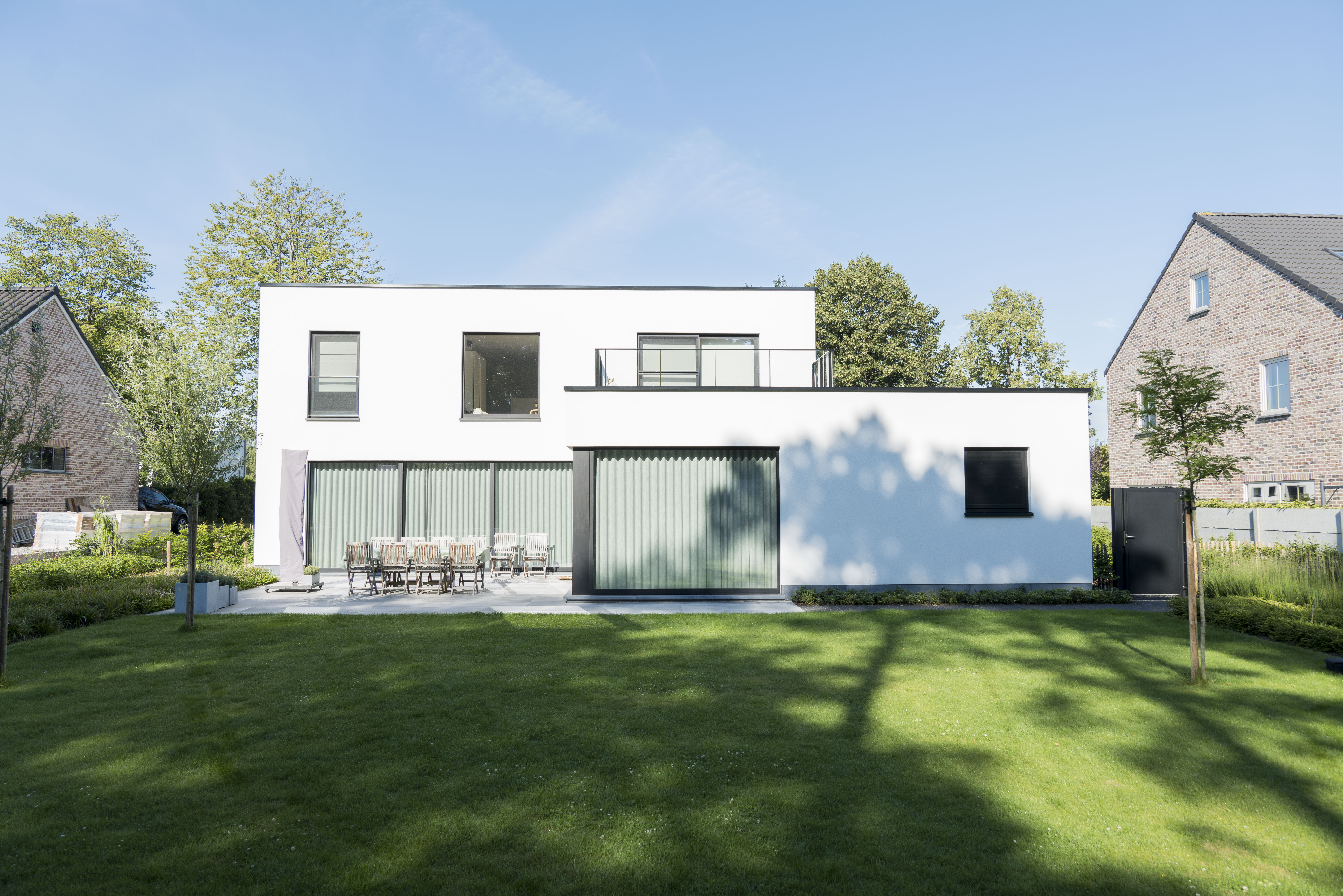 Moderne bouwstijl realisatie Sibomat