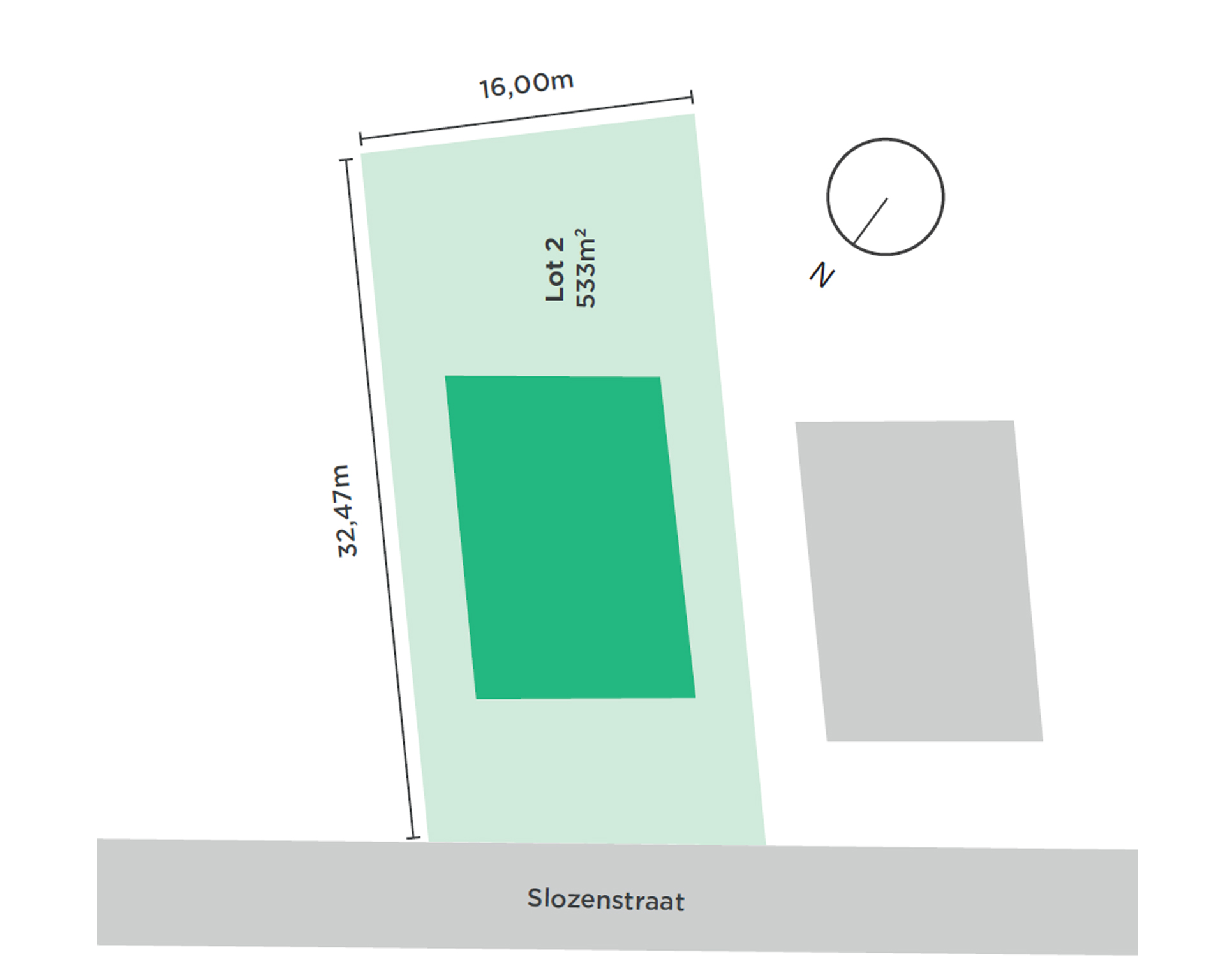 Inplantingsplan Meise Slozenstraat