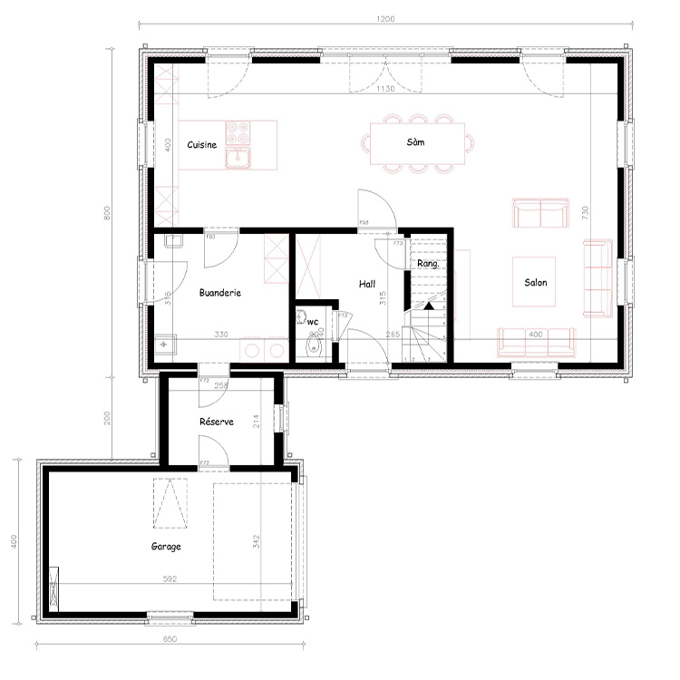 Maison d'inspiration Sibomat C14