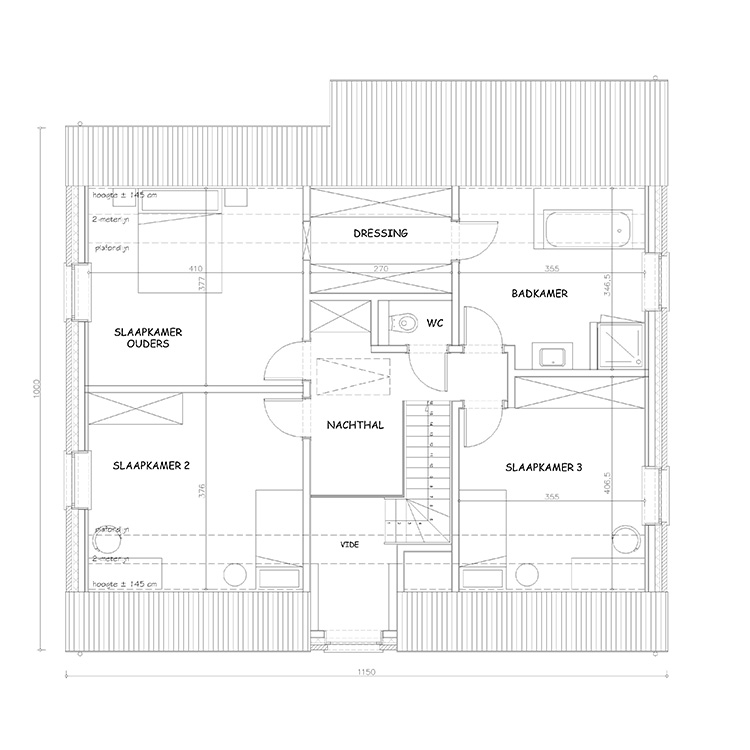Sibomat inspiratiewoning grondplan C8 verdiep