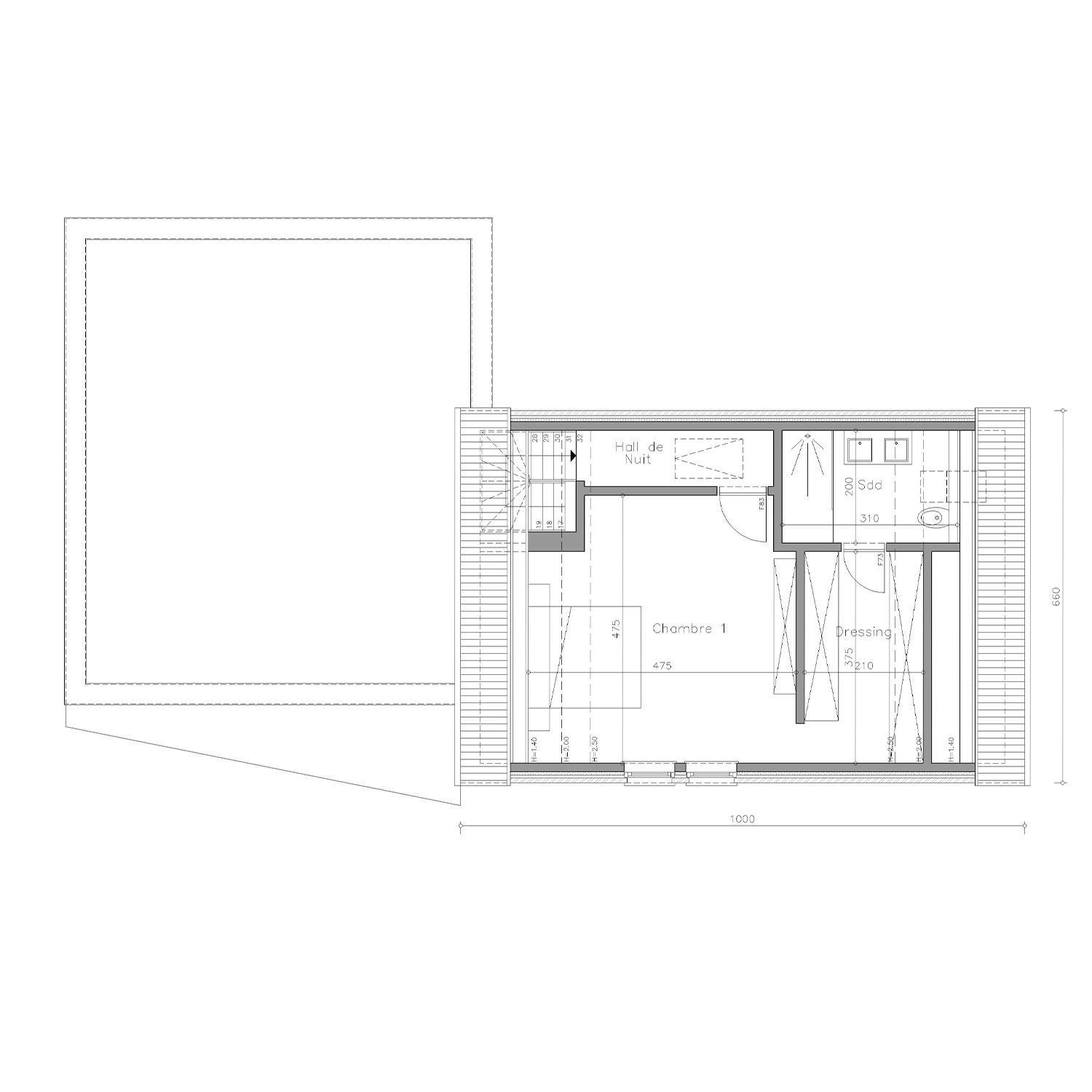 Sibomat T28 plan de maison etage