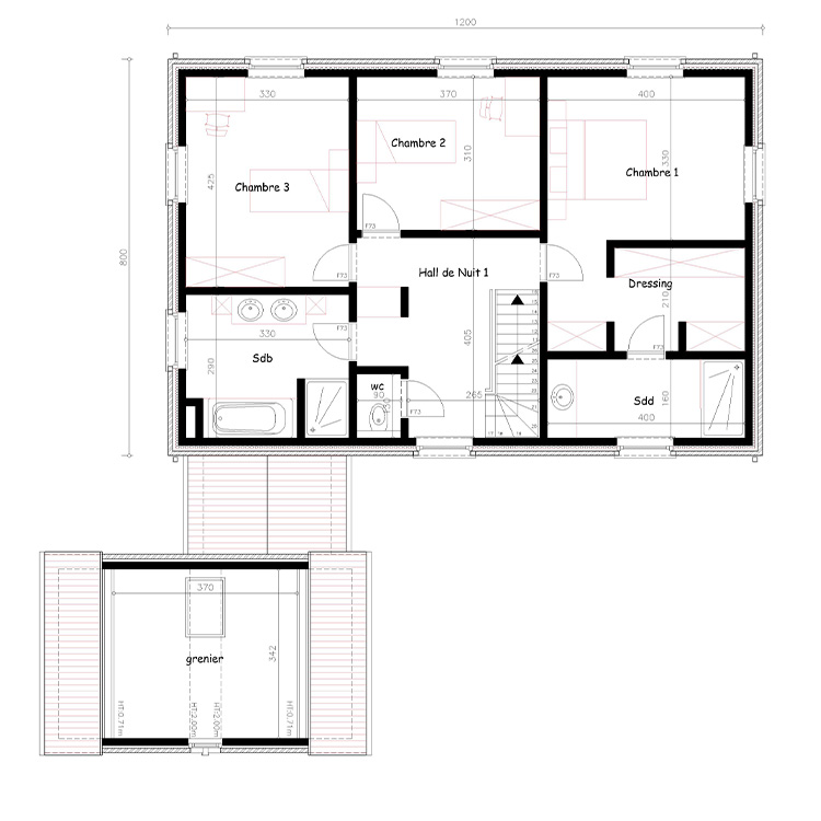 Maison d'inspiration Sibomat C14