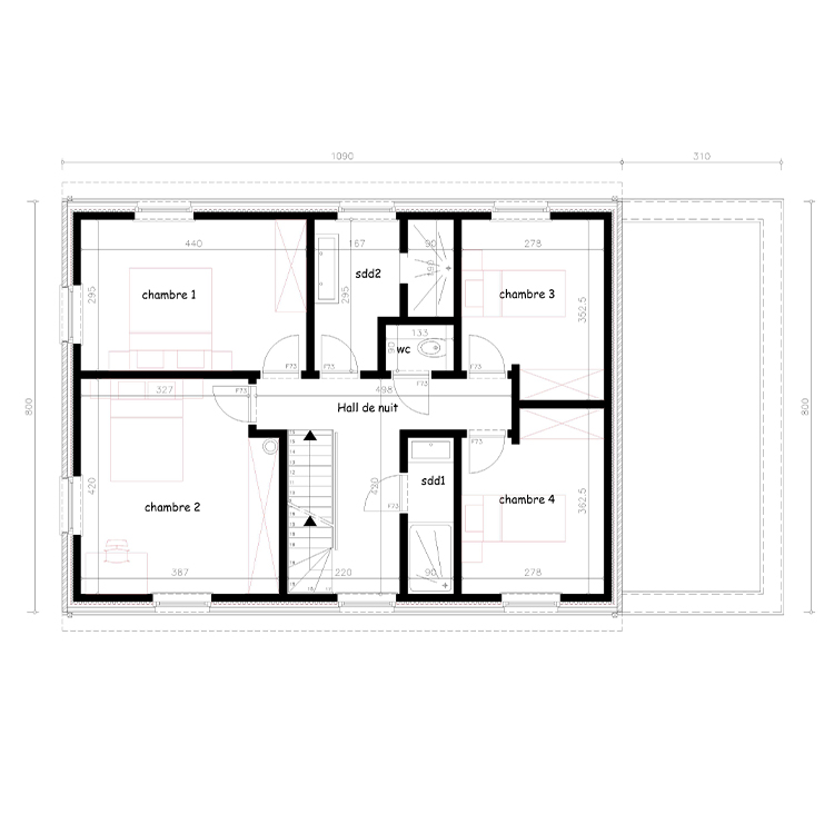 Maison d'inspiration Sibomat T17