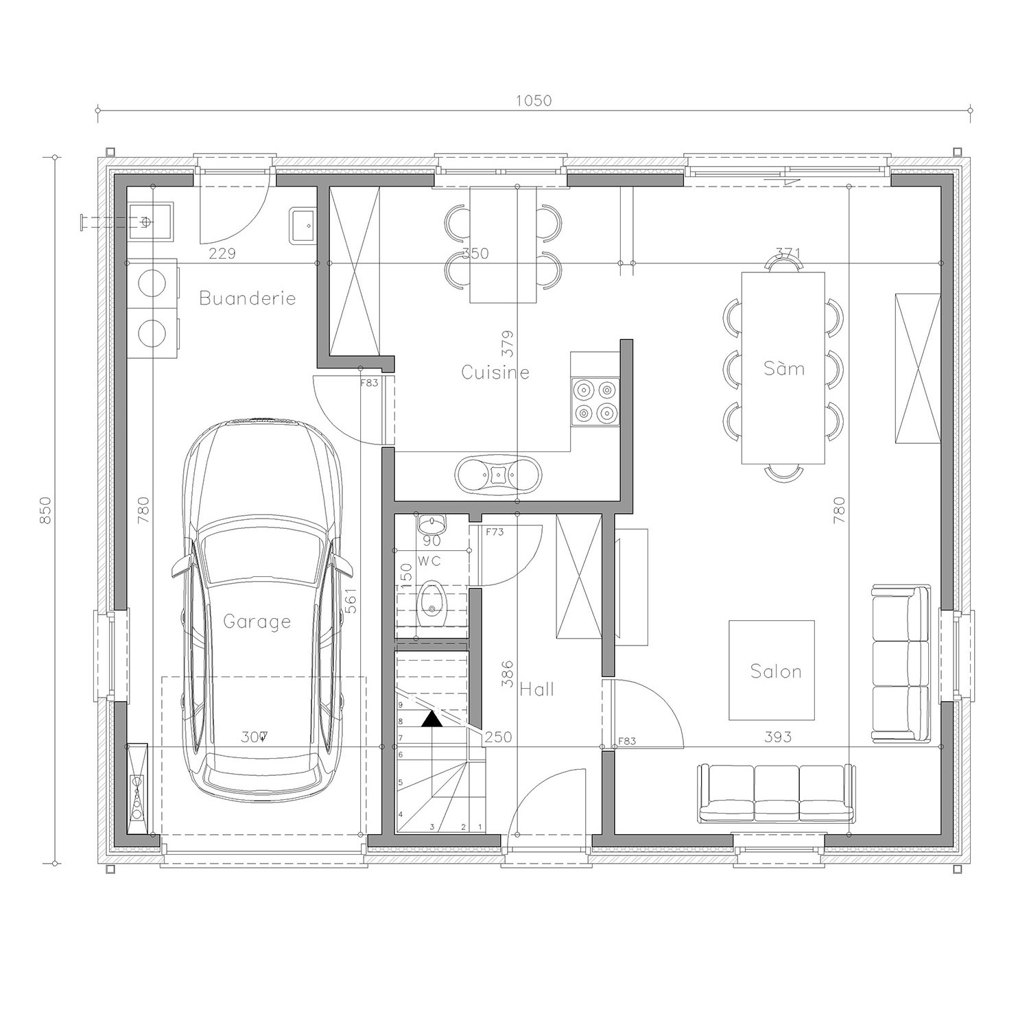 Sibomat C22 plan de maison