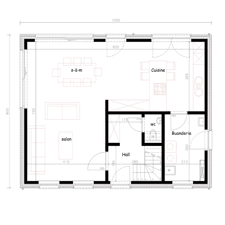 Maison d'inspiration Sibomat T24