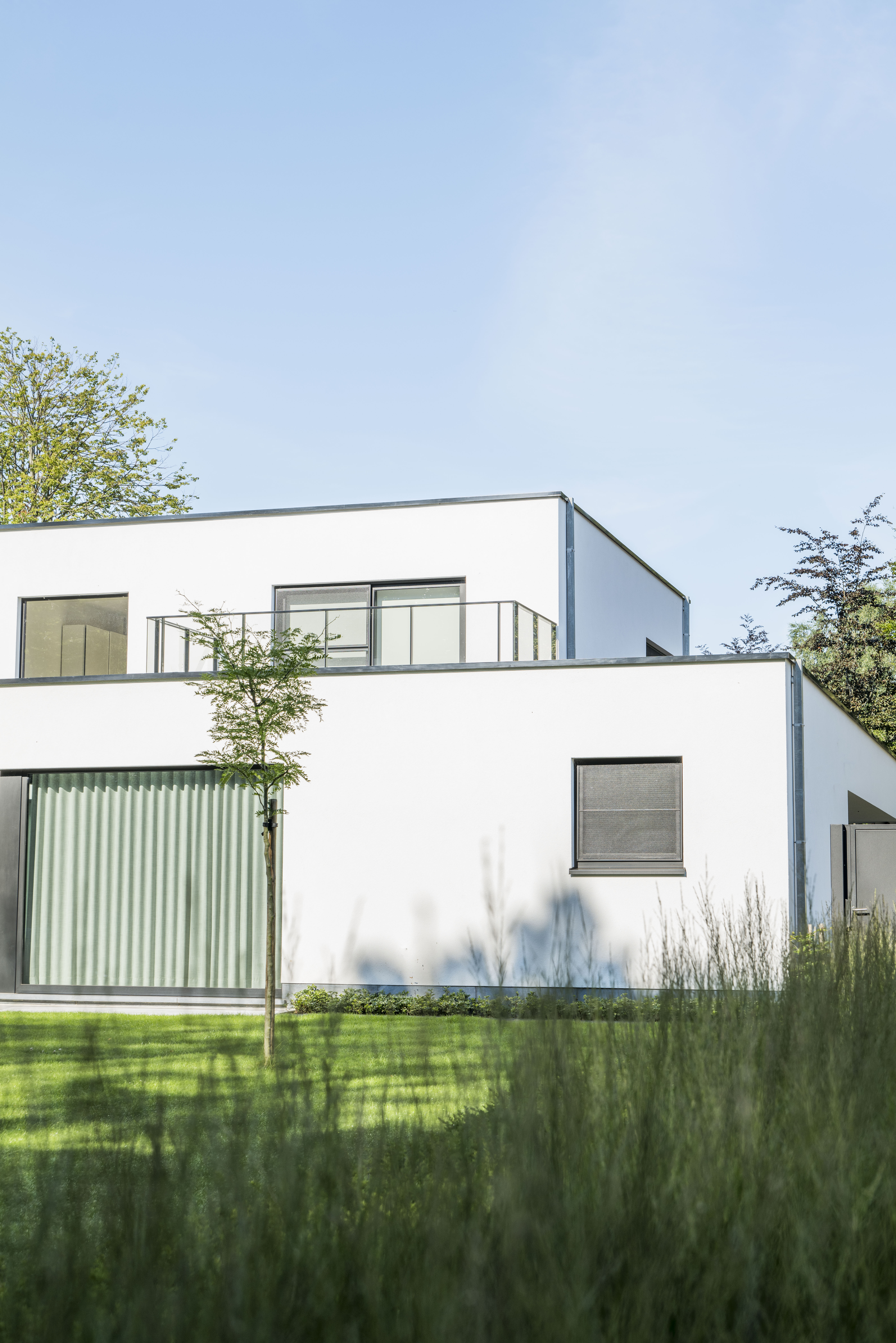 moderne bouwstijl crepi woning