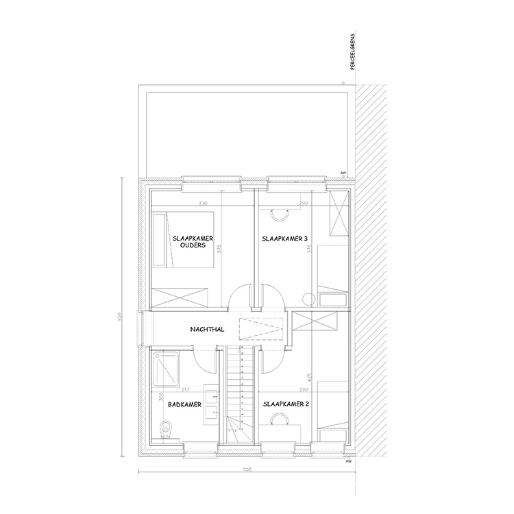 Sibomat inspiratiewoning grondplan C17 verdiep