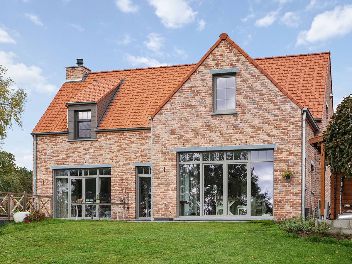 Sibomat realisatie Elzele - klassieke bouwstijl