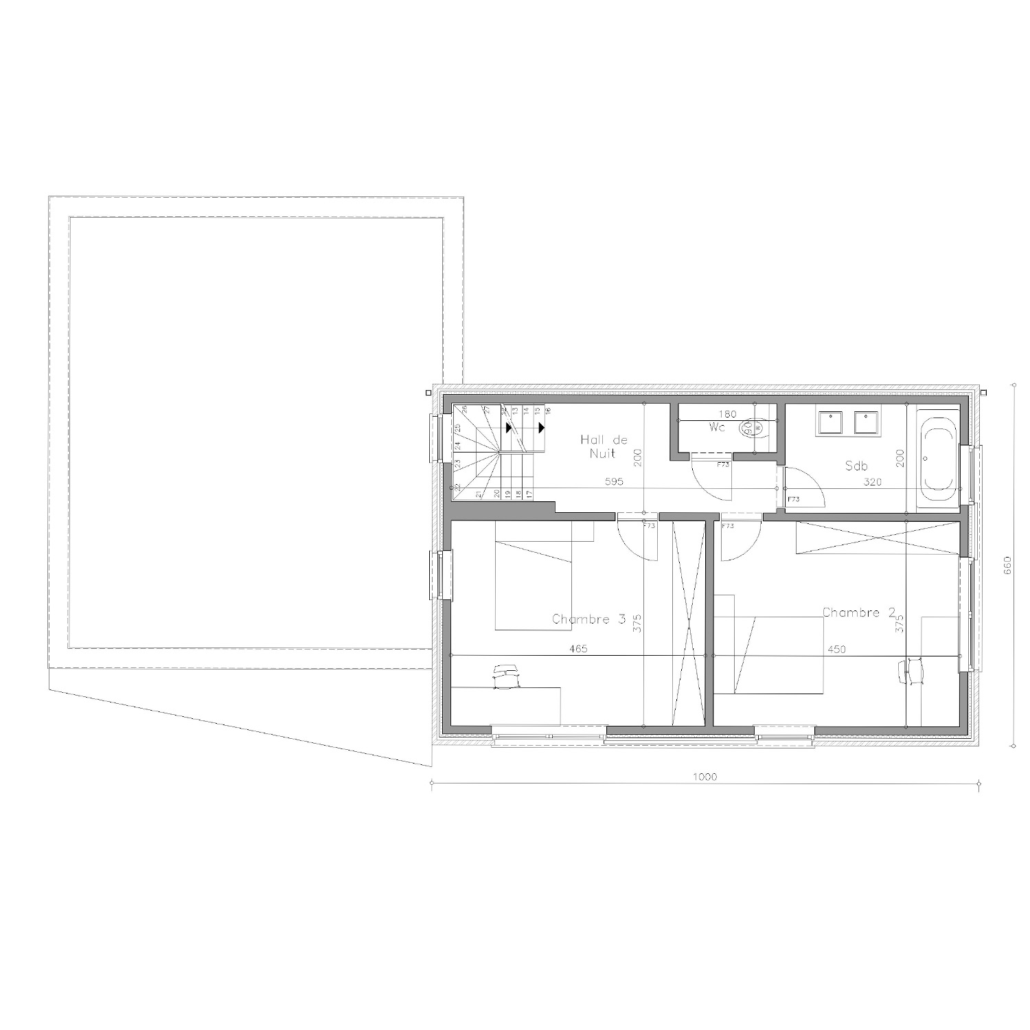 Sibomat T28 plan de maison etage