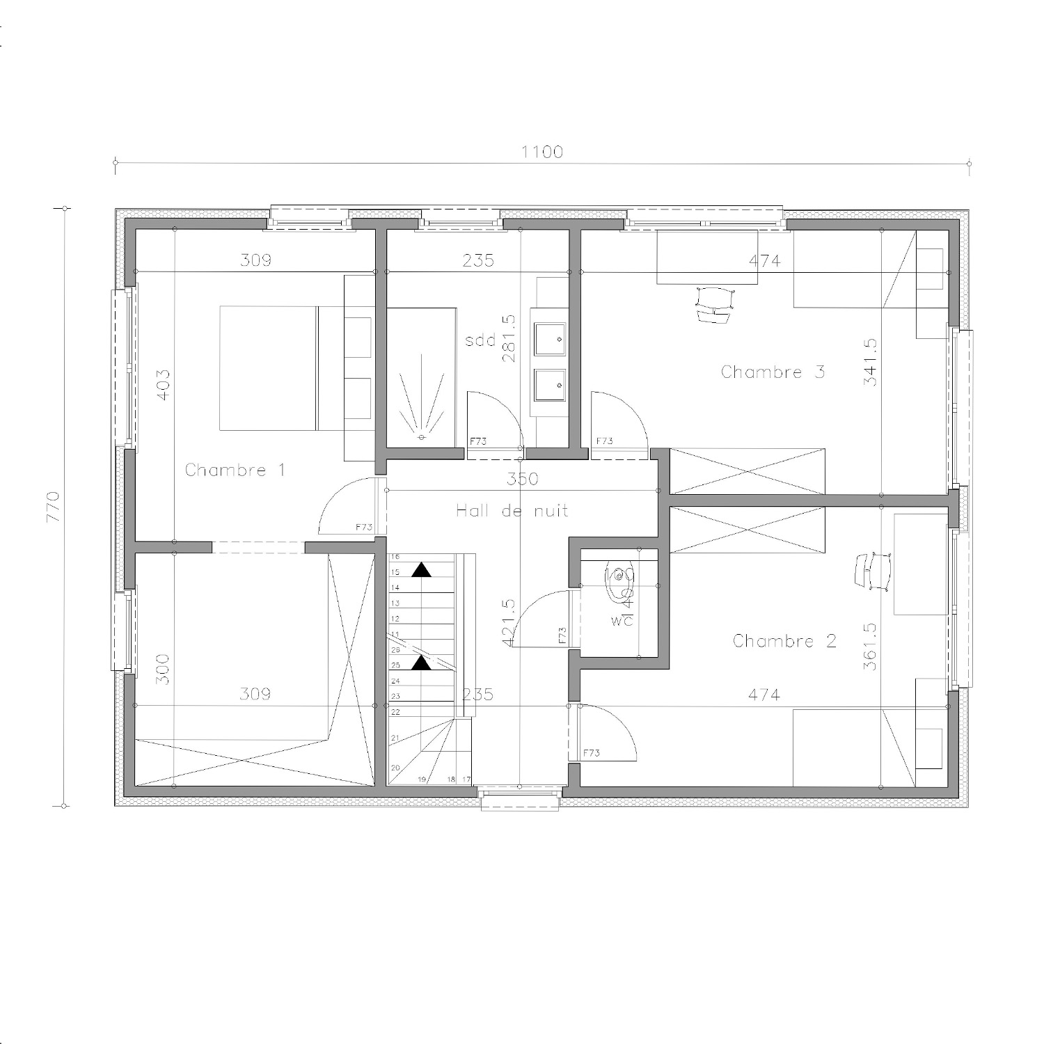 Sibomat T29 plan de maison étage