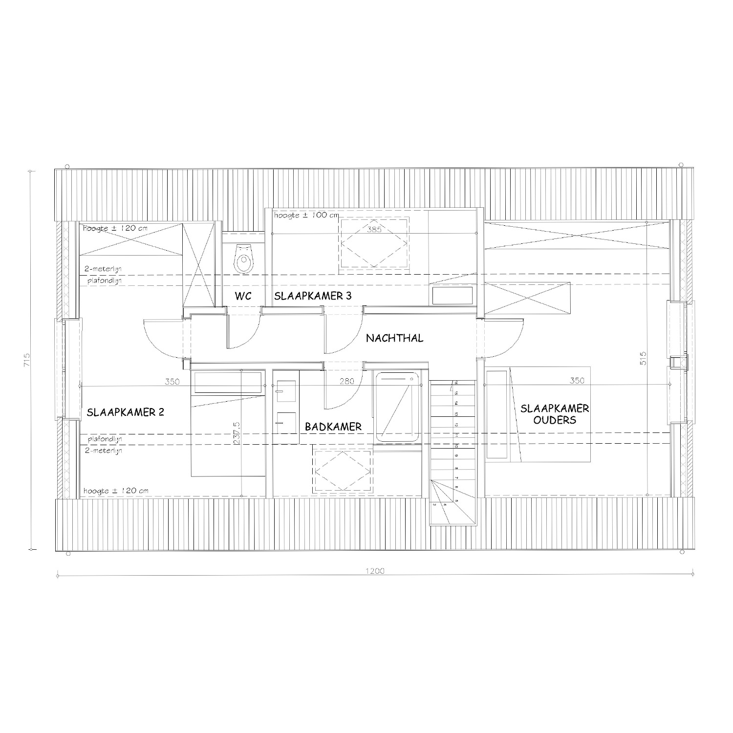 Sibomat inspiratiewoning grondplan T22 verdiep