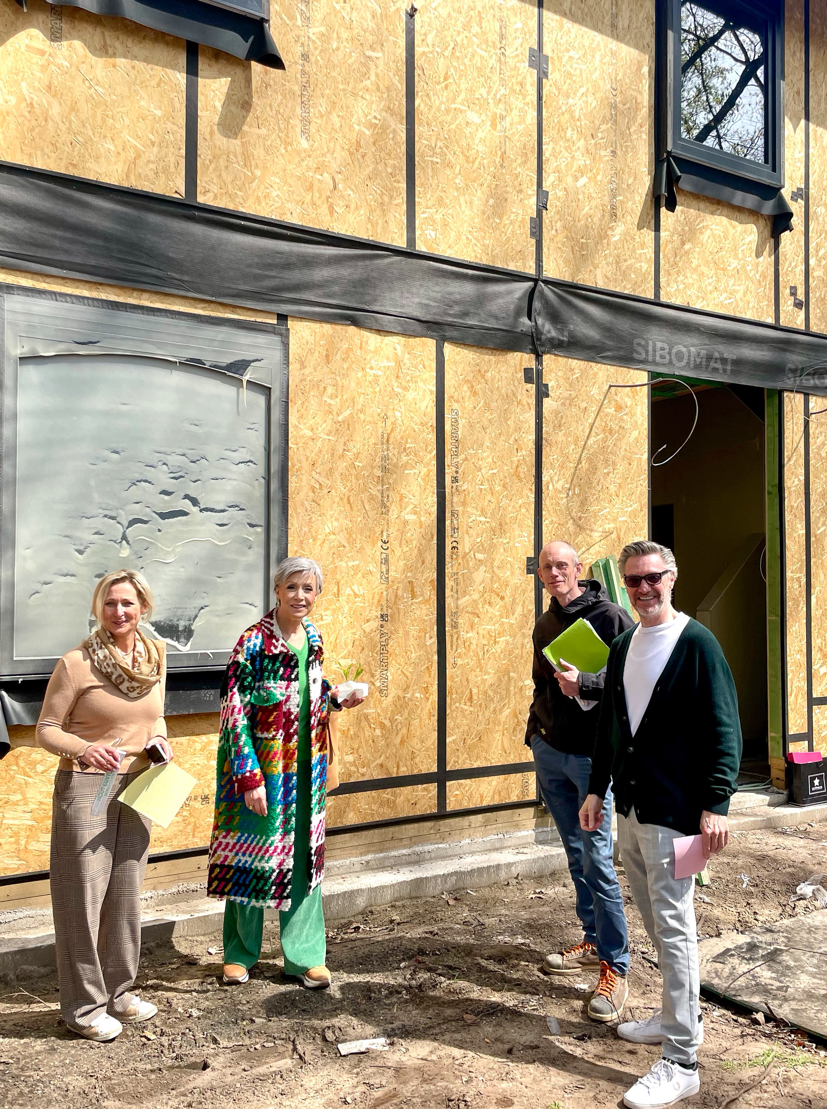 bouwerhaal Greet Rouffaer met Sibomat