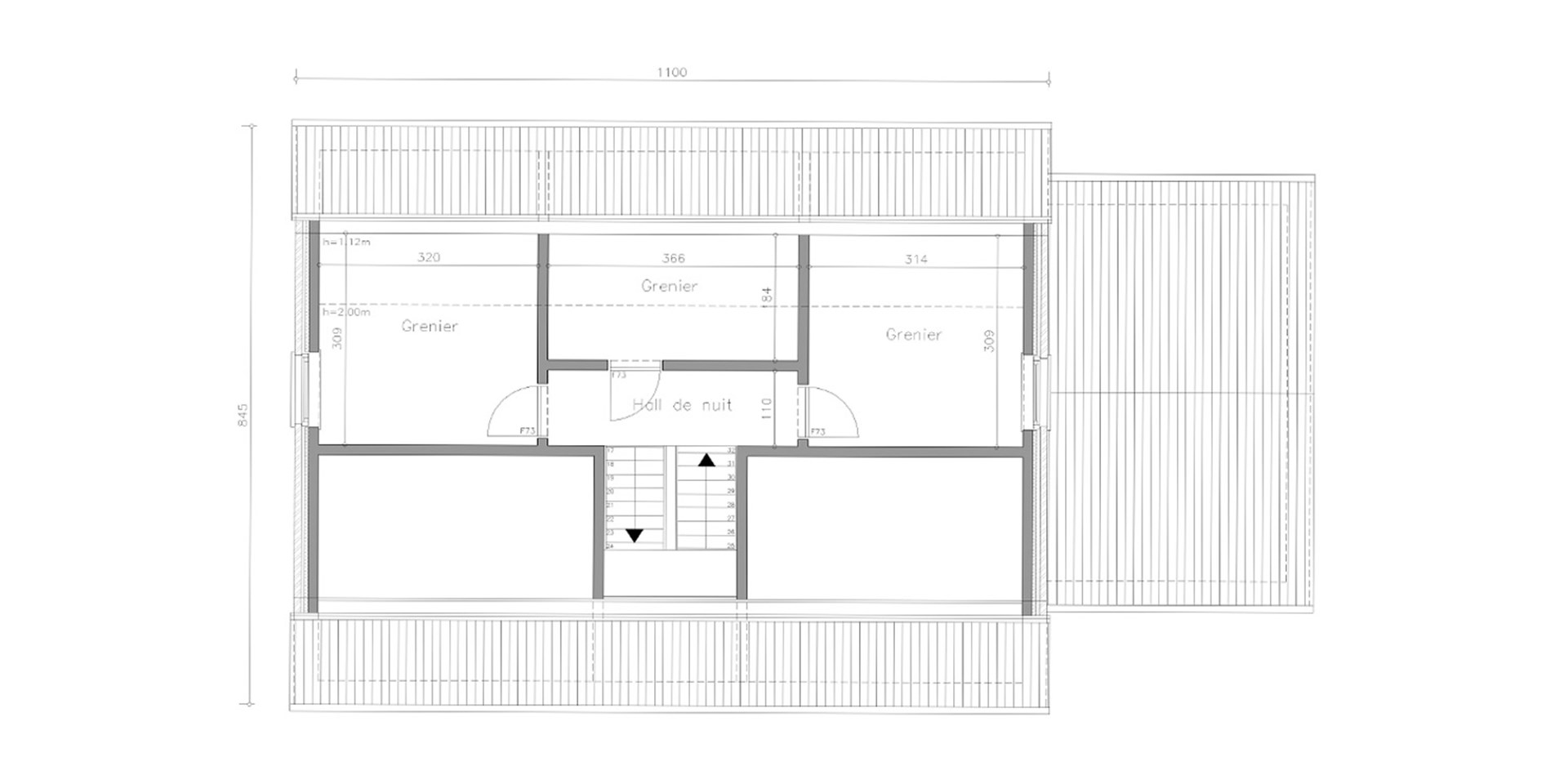Sibomat T33 plan de maison étage