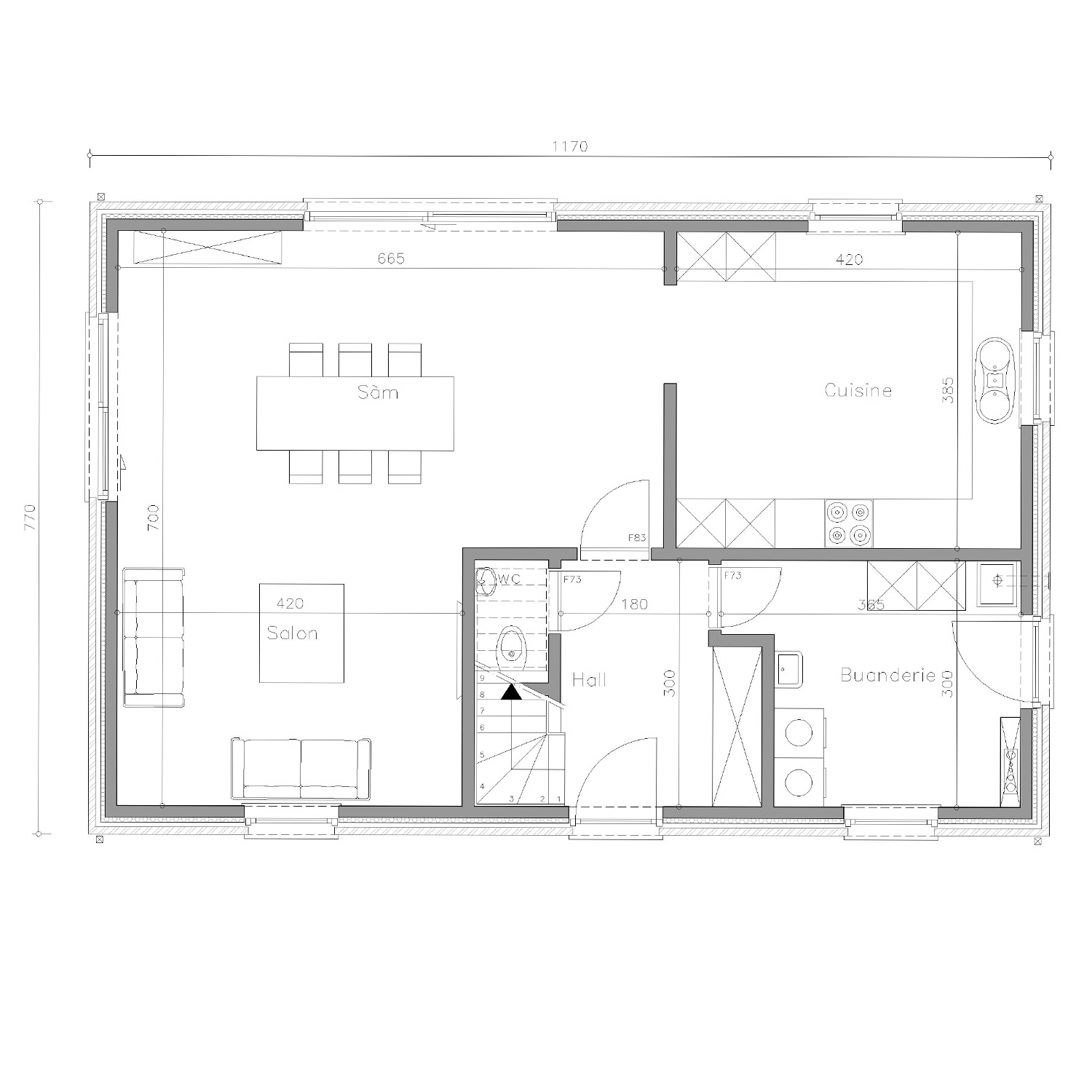 Maison d'inspiration Sibomat T23