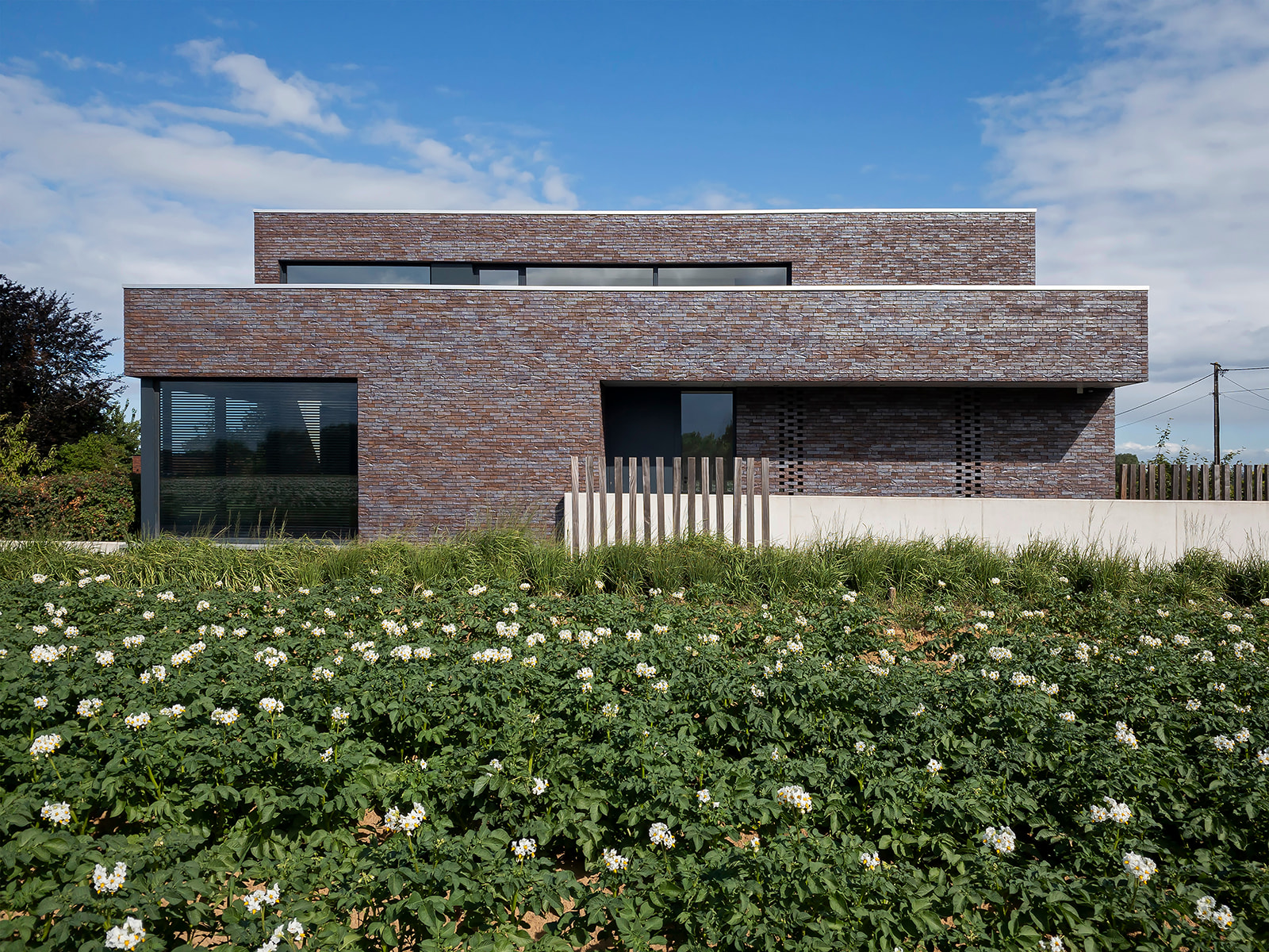 Réalisation de la construction moderne Sibomat