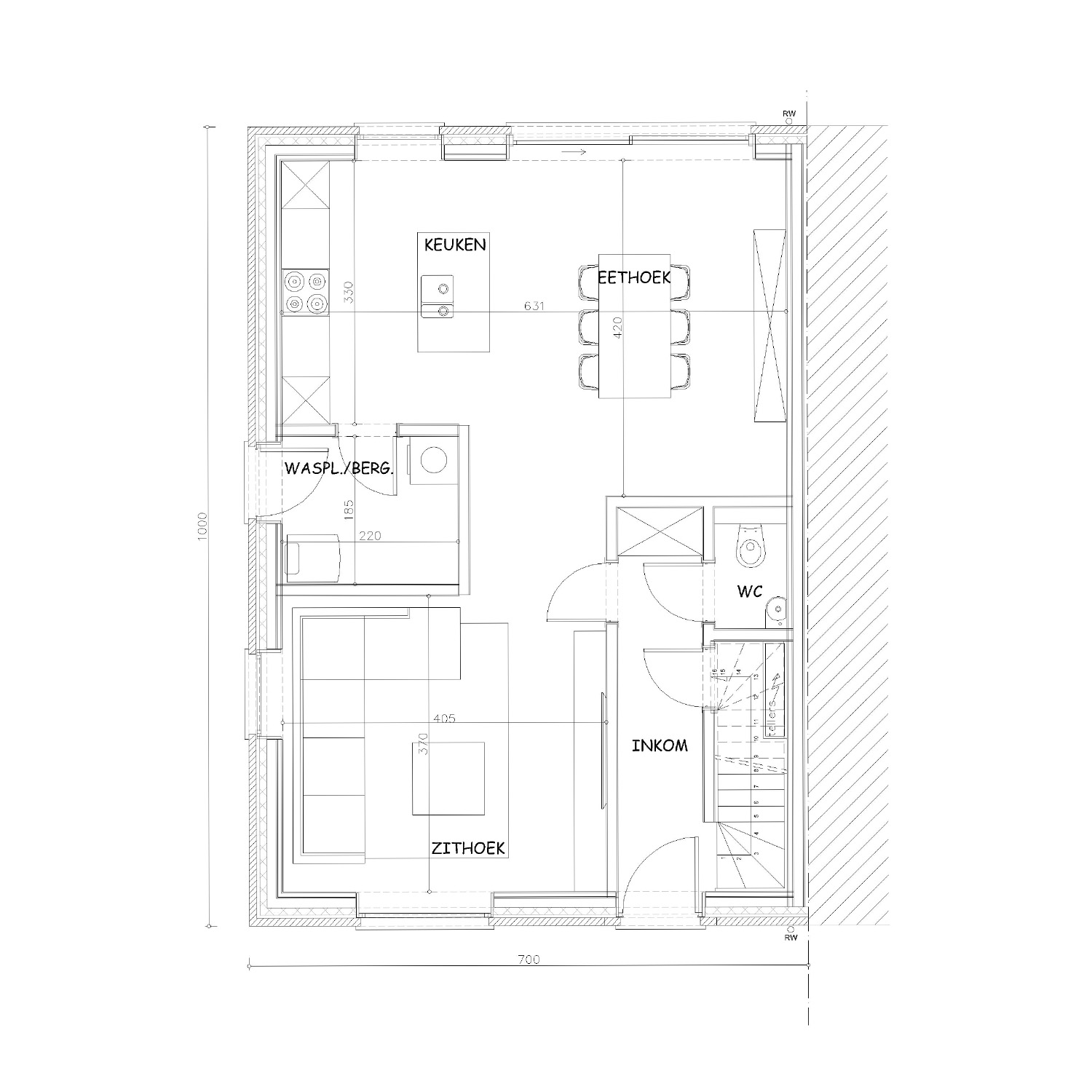 Sibomat inspiratiewoning grondplan C18 gelijkvloers